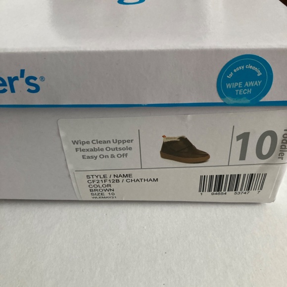 New Carter’s Brown Ankle Boots size 10 - Picture 4 of 5